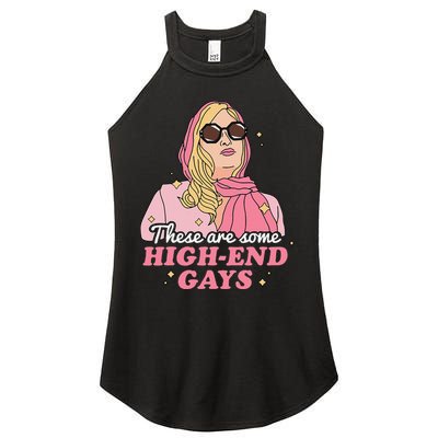These Are Some High End Gays LGBT Women's Perfect Tri Rocker Tank