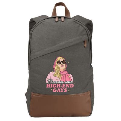These Are Some High End Gays LGBT Cotton Canvas Backpack
