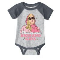 These Are Some High End Gays LGBT Infant Baby Jersey Bodysuit