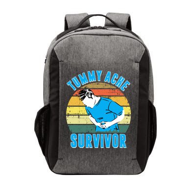 Tummy Ache Survivor Funny Vintage Vector Backpack