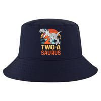 Two A Saurus Rex 2nd Birthday Dinosaur 2 Year Old Boy Cool Comfort Performance Bucket Hat