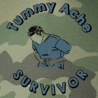 Tummy Ache Survivor Funny Tummy Ache Joke Legacy Tie Dye Trucker Hat