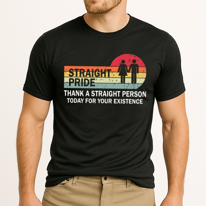 Thank A Straight Person Today For Your Existence Straight Cooling Performance Crew T-Shirt