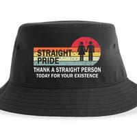 Thank A Straight Person Today For Your Existence Straight Sustainable Bucket Hat