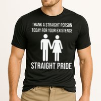 Thank A Straight Person To Day For Your Existence Straight Pride Cooling Performance Crew T-Shirt