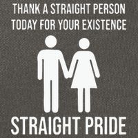 Thank A Straight Person To Day For Your Existence Straight Pride Cotton Canvas Backpack
