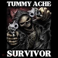 Tummy Ache Survivor Funny Cool Edgy Hard Skeleton Meme Tall T-Shirt