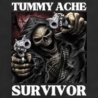 Tummy Ache Survivor Funny Cool Edgy Hard Skeleton Meme 25L Jumbo Tote