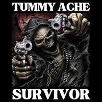 Tummy Ache Survivor Funny Cool Edgy Hard Skeleton Meme Zip Tote Bag