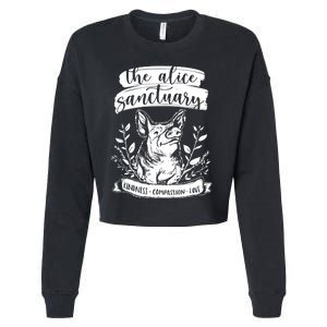 The Alice Sanctuary Kindness Compassion Love Cropped Pullover Crew