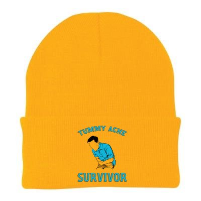 Tummy Ache Survivor Knit Cap Winter Beanie