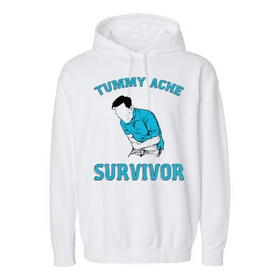 Tummy Ache Survivor Garment-Dyed Fleece Hoodie