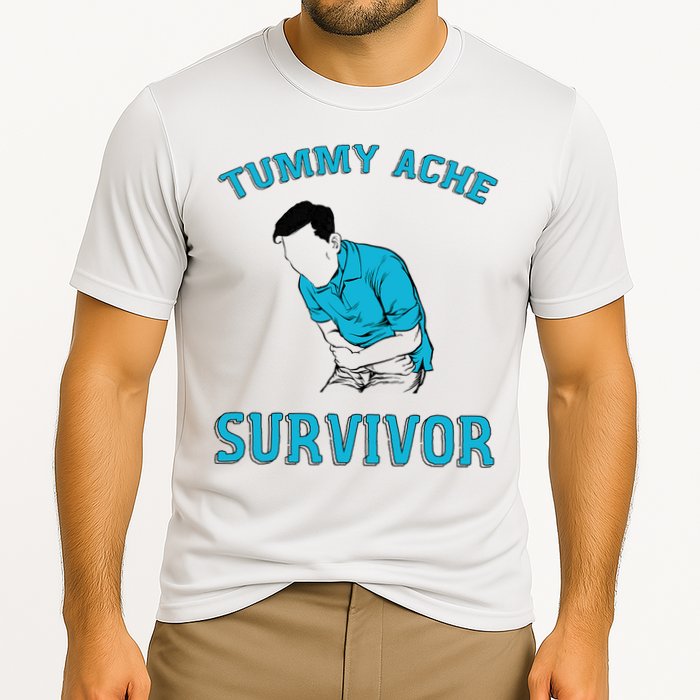 Tummy Ache Survivor Cooling Performance Crew T-Shirt