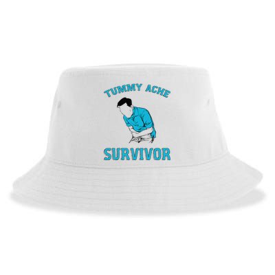 Tummy Ache Survivor Sustainable Bucket Hat