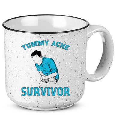 Tummy Ache Survivor 15oz Campfire Ceramic Mug