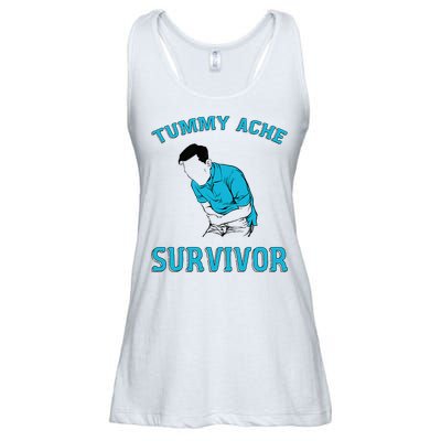 Tummy Ache Survivor Ladies Essential Flowy Tank