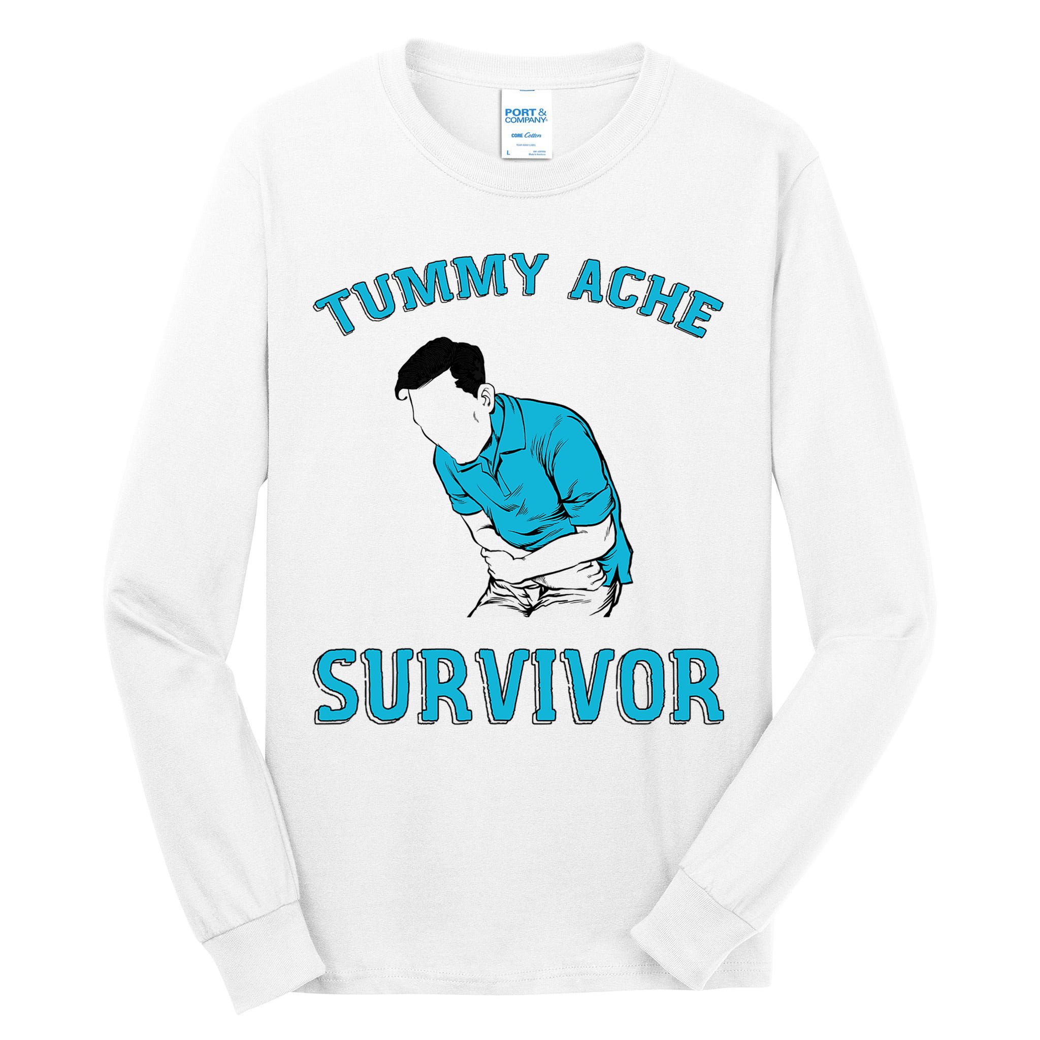 Tummy Ache Survivor Tall Long Sleeve T-Shirt