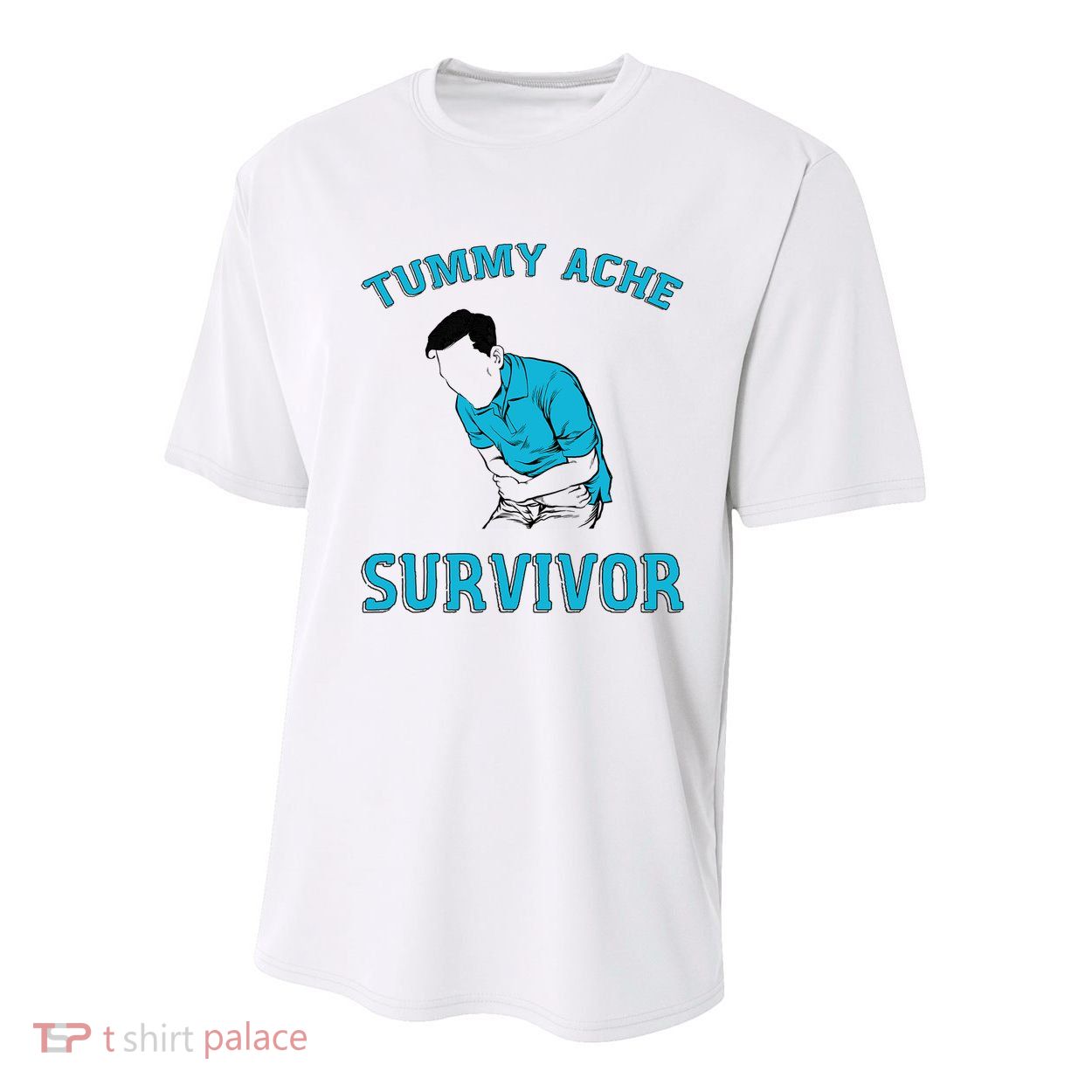 Tummy Ache Survivor Youth Performance Sprint T-Shirt