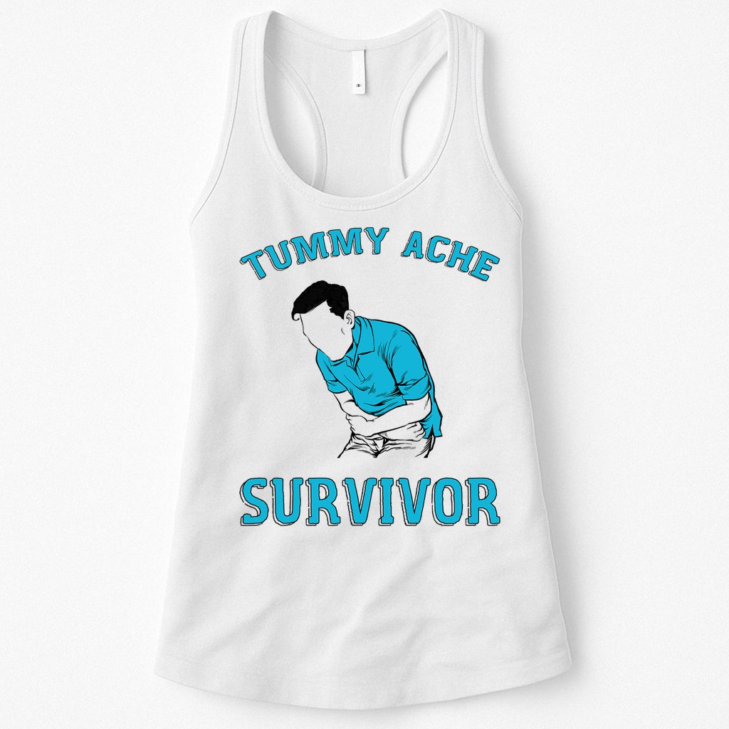 Tummy Ache Survivor Womens Tank Top