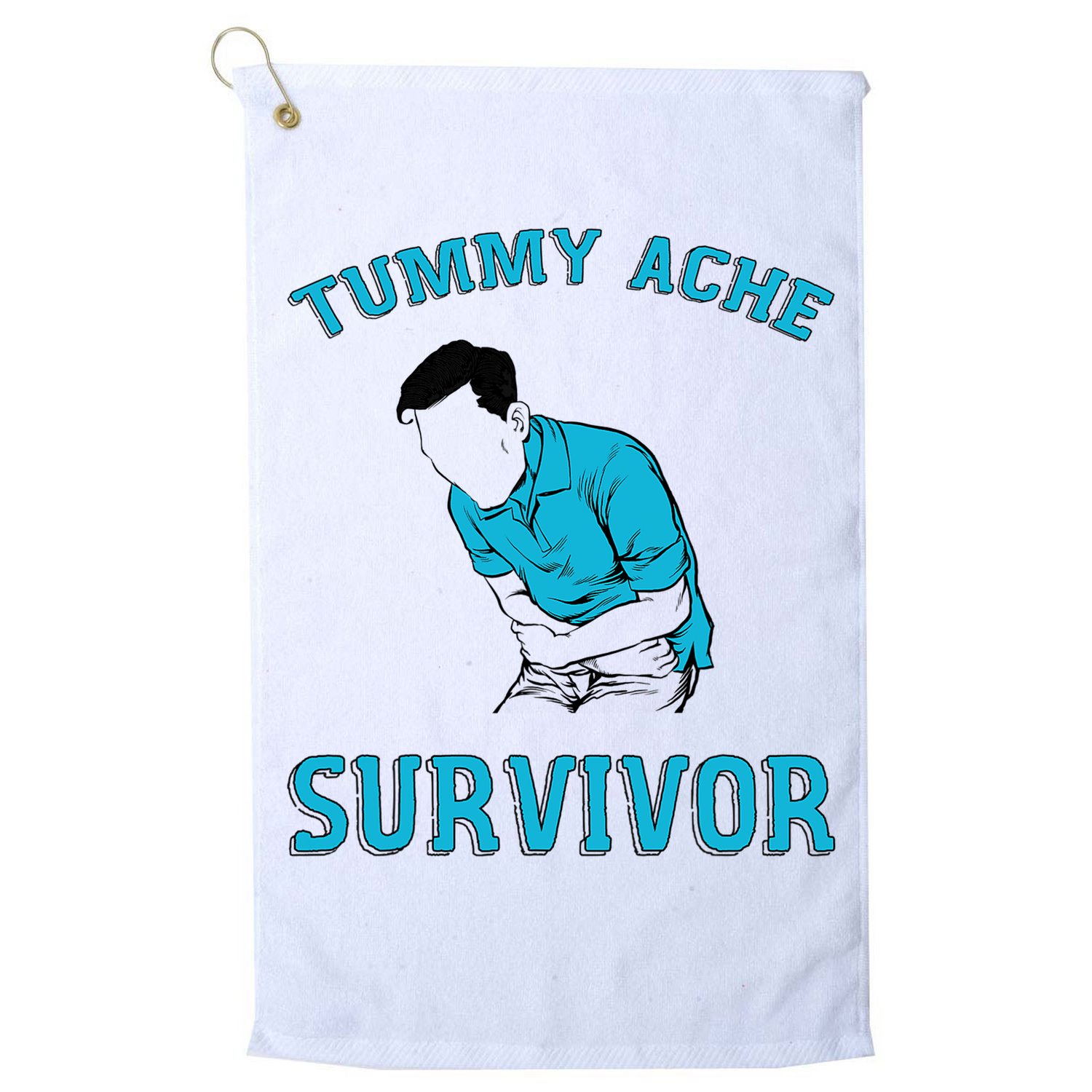 Tummy Ache Survivor Golf Towel