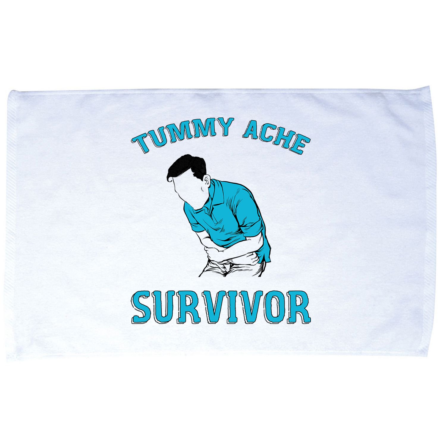 Tummy Ache Survivor Microfiber Hand Towel