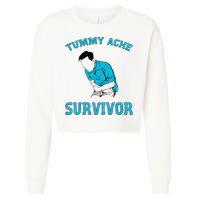 Tummy Ache Survivor Cropped Pullover Crew