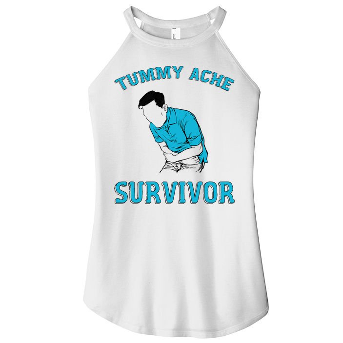 Tummy Ache Survivor Women's Perfect Tri Rocker Tank