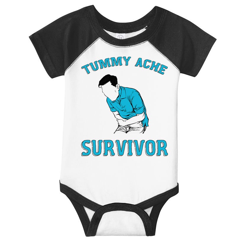 Tummy Ache Survivor Infant Baby Jersey Bodysuit