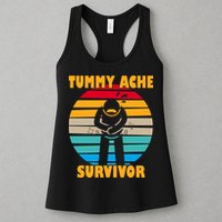 Tummy Ache Survivor Funny Retro Womens Tank Top