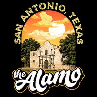 The Alamo San Antonio Texas Mission Vintage Retro Remember T-Shirt