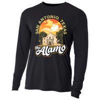 The Alamo San Antonio Texas Mission Vintage Retro Remember Cooling Performance Long Sleeve Crew