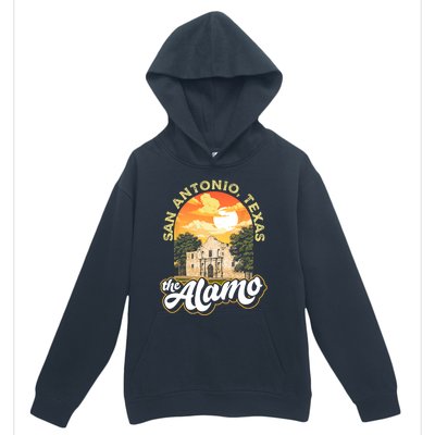 The Alamo San Antonio Texas Mission Vintage Retro Remember Urban Pullover Hoodie