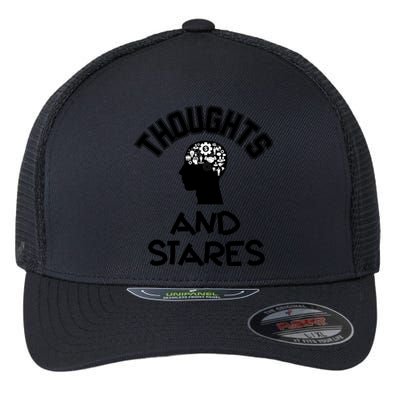 Thoughts And Stares Flexfit Unipanel Trucker Cap