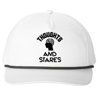 Thoughts And Stares Snapback Five-Panel Rope Hat