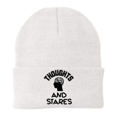 Thoughts And Stares Knit Cap Winter Beanie