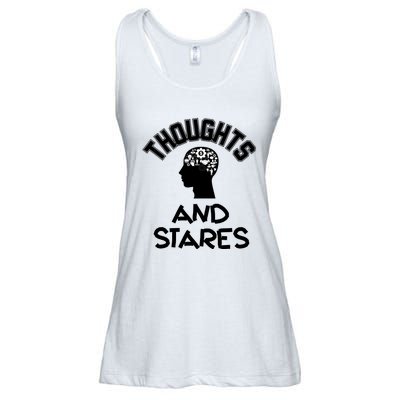 Thoughts And Stares Ladies Essential Flowy Tank