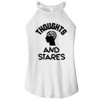 Thoughts And Stares Women's Perfect Tri Rocker Tank