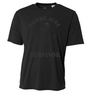 Tummy Ache Survivor Cute Retro Tummy AcheTummy Ache Cooling Performance Crew T-Shirt