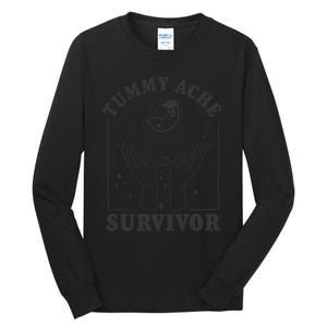 Tummy Ache Survivor Cute Retro Tummy AcheTummy Ache Tall Long Sleeve T-Shirt