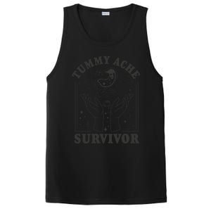 Tummy Ache Survivor Cute Retro Tummy AcheTummy Ache PosiCharge Competitor Tank