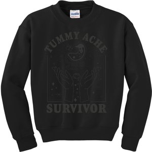 Tummy Ache Survivor Cute Retro Tummy AcheTummy Ache Kids Sweatshirt