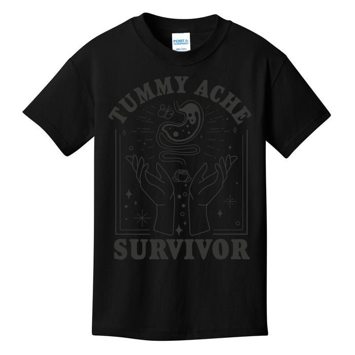 Tummy Ache Survivor Cute Retro Tummy AcheTummy Ache Kids T-Shirt