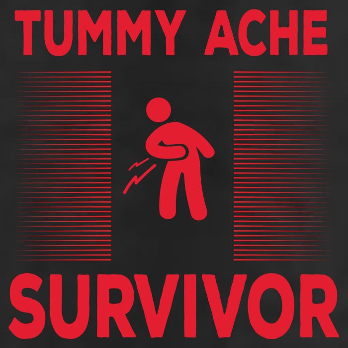 Tummy Ache Survivor Hilarious Tummy AcheTummy Ache 15oz Campfire Ceramic Mug