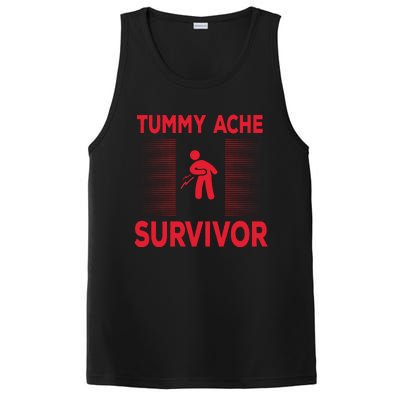 Tummy Ache Survivor Hilarious Tummy AcheTummy Ache PosiCharge Competitor Tank