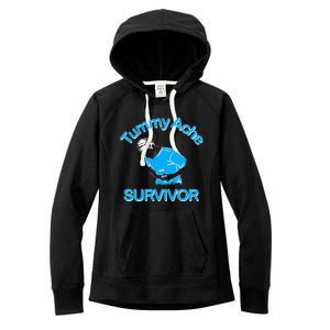 Tummy Ache Survivor Women's Fleece Hoodie