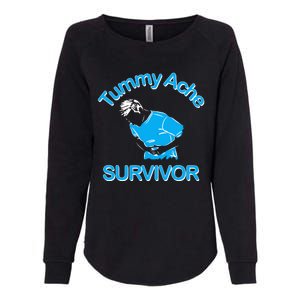 Tummy Ache Survivor Womens California Wash Sweatshirt