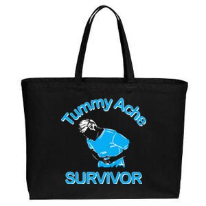 Tummy Ache Survivor Cotton Canvas Jumbo Tote