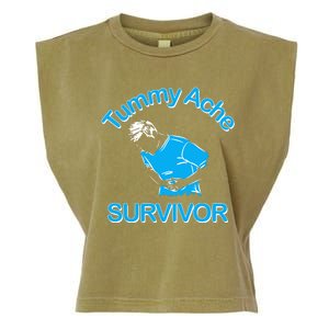 Tummy Ache Survivor Garment-Dyed Women's Muscle Tee