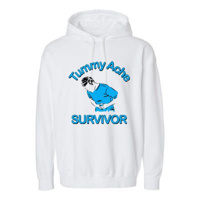 Tummy Ache Survivor Garment-Dyed Fleece Hoodie