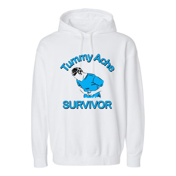 Tummy Ache Survivor Garment-Dyed Fleece Hoodie